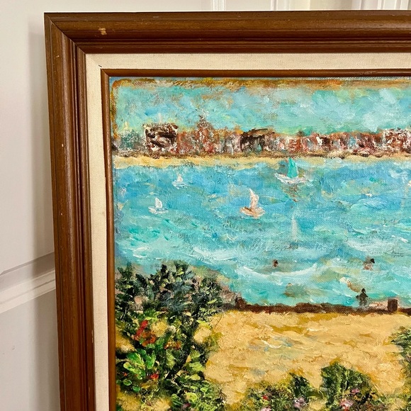 Framed Coastal Landscape Framed Art Print - Picture 4 of 13